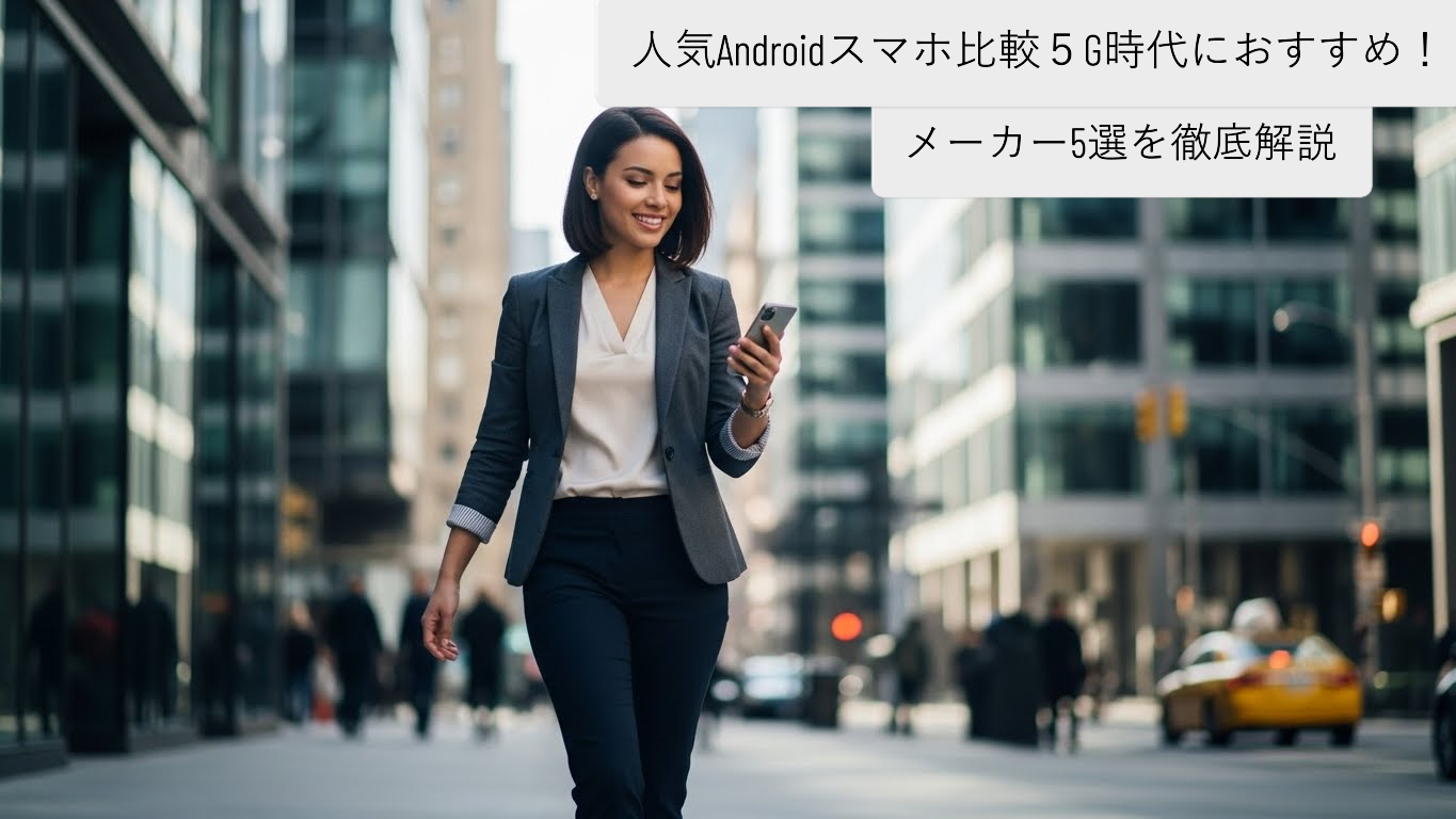 女性が街を歩いている