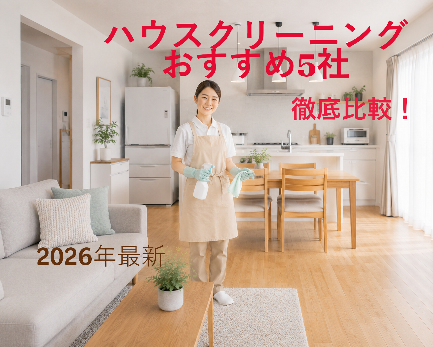 リビングの女性